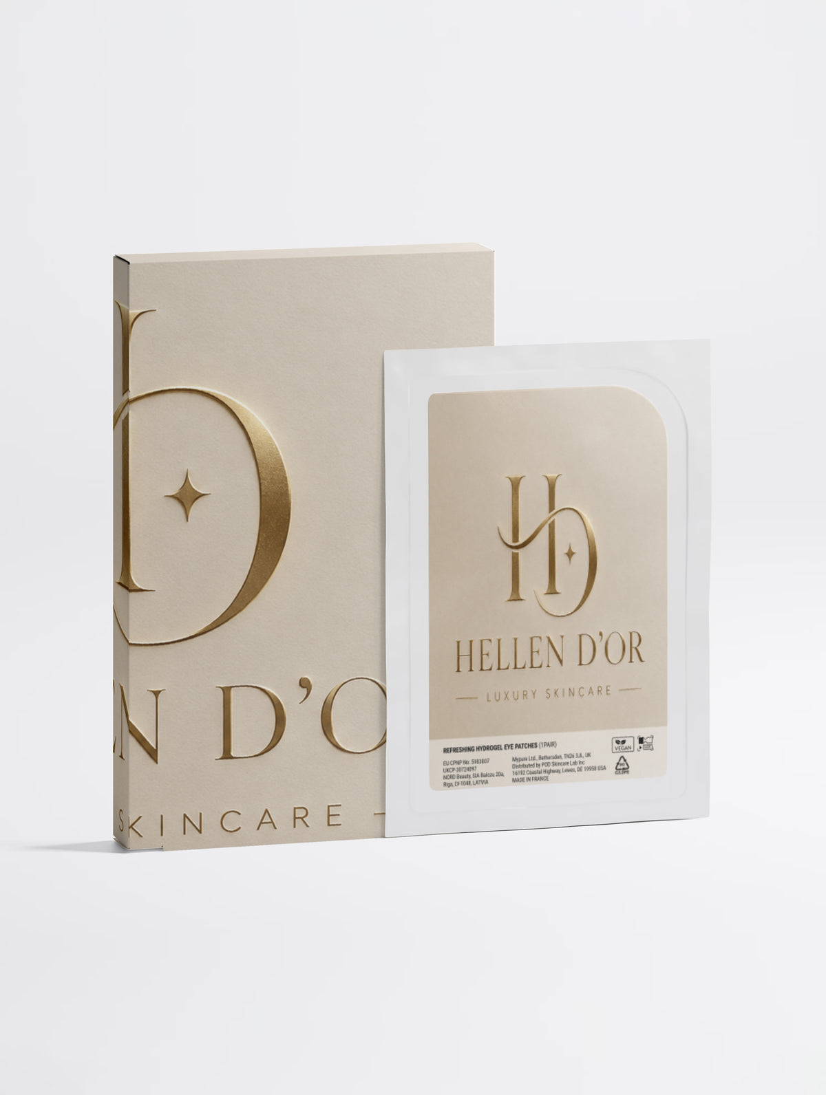 Anti-Fatigue Hydrogel Eye Patches